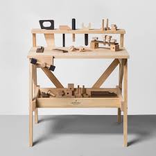 Black And Decker Toy Tool Bench Wooden Toy Tool Bench 38pc Hearth Hand With Magnolia Target Tool Bench Wooden Toys Hearth Hand With Magnolia