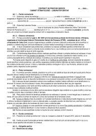 Contractul este o intelegere a partilor care este consemnata in scris. Ce Acte Trebuie Pt Divort La Notar Contract De Prestari Servicii Model 1