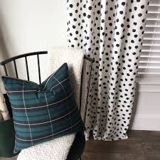 Black And White Polka Dot Curtains Pin By Silvana Coccaro On Mirrors In 2020 White Drapes Polka Dot Curtains Black Curtains
