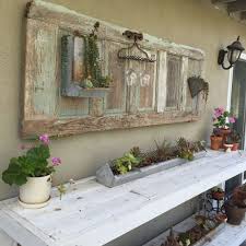 10 Wonderful Farmhouse Decor Ideas With Beautiful Greenery Vintage Doors Repurposed Old Door Decor Wooden Doors Repurposed