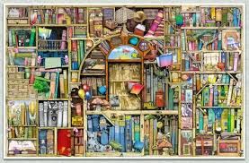 The craft cupboard is an amazingly detailed and colourful puzzle, packed full with pencils and paints, yarns, threads, buttons and even a spinning wheel! 11 Colin Thompson Ideas Thompson Ravensburger Jigsaw Puzzles