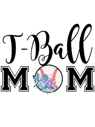 Download T Ball Sports Mom Png Flowers Svg Words Handmade By Toya