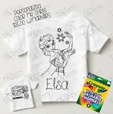 Just for fun or to make a lesson more attractive. Personalized Kids Coloring T Shirt Ebay