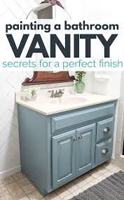 Installing a beautiful new bath vanity with this old house plumbing and heating contractor richard trethewey. How To Paint A Bathroom Vanity Secrets For A Perfect Finish Lovely Etc