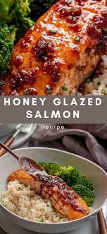 Honey Glazed Salmon Is A Simple Pan Seared Salmon Recipe Topped With A Delicious Garlic And Ginger Glaze A Salmon Recipe For The Family To Enjoy Salmon Eas In 2020