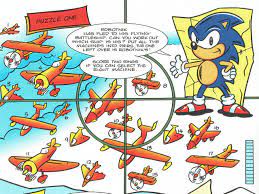 Sonic The Hedgeblog A Puzzle From Sonic The Hedgehog Puzzle Book 1