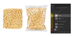 Download How To Edit The Plastic Bag With Corn Salad Mockup On Yellow Images PSD Mockup Templates
