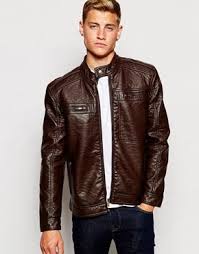 Soldes Vestes Fin De Collection Vestes Outlet Manteaux Faux Leather Biker Jacket Biker Jacket Style Leather Bomber Jacket