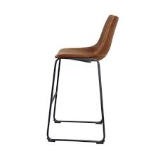 Bar stud is a stool, designed by diesel creative team and manufactured by moroso, featuring a wooden seat with fire retardant polyurethane foam only covered by black leather with b. Faux Leather Bar Stool