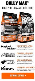 Bully Max 30 20 High Performance Dog Food Bully Max Dog Food Recipes Sources Of Iodine