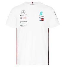 Mercedes Amg Petronas 2019 Team T Shirt White F1 Team T Shirts Shirts Shirts White