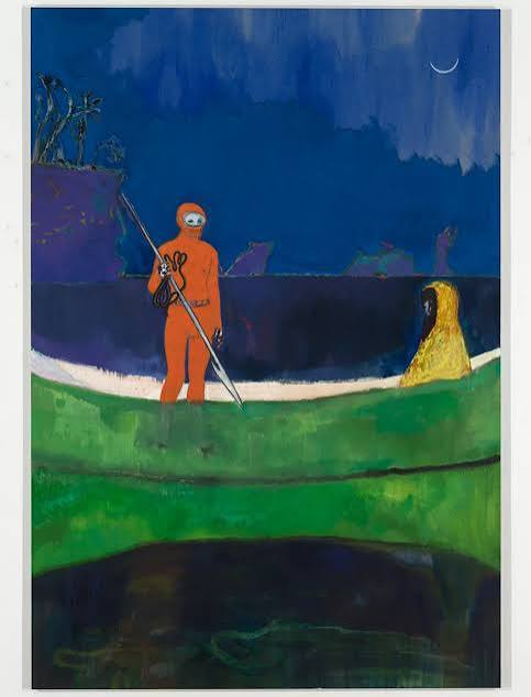 Work by Peter Doig
