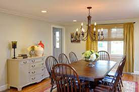 The housing is what is recessed into the ceiling/wall/ground and consists of the light source, mounting and other electrical parts. Traditional Dining Room Remodel Oak Flooring Crown Molding Recessed Lighting American Traditional Dining Room Bridgeport By Taylor Bryan Company Houzz