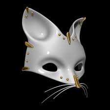 3d Model Cat Mask Cat Mask 3d Model Fantasy Battle