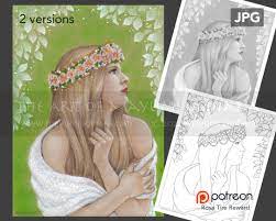 Forest Queen 2 Version Set by Mayumi Ogihara Fantasy - Etsy