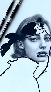 Adding highlights with @generalpencil white charcoal and  @trekell_art_supplies hog bristle brushes, ., ., ., #drawings  #drawingoftheday #sketching #sketchbook #charcoaldrawing #pasteldrawing ...