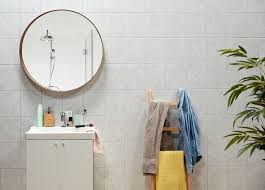 The palest of pinks on the walls could look somewhat wan, but with the shade on the shutters, chosen to be a few tones darker, the room looks layered and interesting. Three Bathroom Decor Ideas Dulux