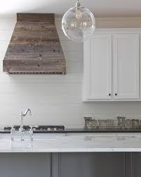 rv wood planked kitchen backsplash
