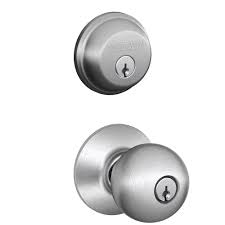 Hope you find the one of your choice and. Schlage Orbit Satin Chrome Commercial Entry Door Lockset And Single Cylinder Door Deadbolt Lockset At Menards