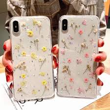 Iphone 11 case dried flowers. Luxury Clear Real Dried For Iphone 11 Pro Max Pressed Flowers Phone Case Chic Buy At A Low Prices On Joom E Commerce Platform