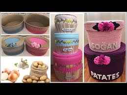 4 Geri Donusum Ile 3 Farkli Patates Soganlik Yapimi How To Recycle Plastic Box Youtube 2020 Patates Plastic Sepetler