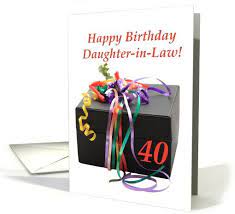 40th birthday bead bracelet commemorate your loved one turning 40 with this milestone birthday bracelet. Daughter In Law 40th Birthday Gift With Ribbons Card Birthday Cards For Brother Husband Birthday Card Birthday Cards For Son