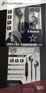Final Price Drop On Earbuds Nfl Wireless Bluetooth Earbuds With Extra Tips Dallas Cowboys Nwot Nfl Bluetooth Earbuds Wireless Bluetooth Earbuds Nfl Accessories
