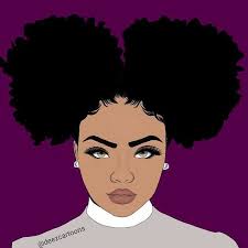 Selecting different colours from the colour wheel and blend them onto the canvas in different parts of the drawing. 16 Cartons Models Ideas Black Girl Magic Art Black Girl Art Drawings