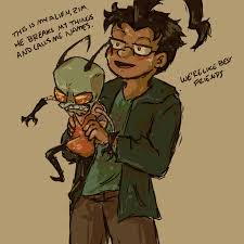 Couch S Art Blog Personality profile page for dib membrane in the invader zim (2001) subcategory under cartoons as part of the personality database.