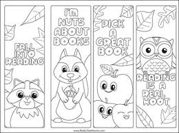 Since we read a lot someone is always in need of a bookmark so i. Free Printable Fall Bookmarks To Color For Kids From Real Life At Home Coloring Bookmarks Coloring Bookmarks Free Coloring For Kids Free