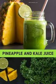 Start Your Day With This Easy Green Juice Recipe Pineapple And Kale Juice Is The Perfect Healthy Energy Booster Rea Kale Juice Recipes Detox Juice Kale Juice