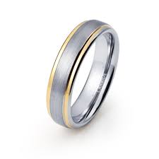 Mens Wedding Band Yellow Gold Ring Brushed Tungsten Carbide 6mm 18k Tungsten Rin Mens Wedding Bands Tungsten Gold Tungsten Wedding Bands Tungsten Wedding Bands