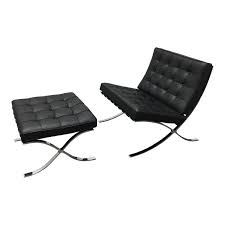 Fully chromed steel with leather cushions in cognac. Barcelona Chair With Ottoman Original Price 8 483 00 Design Plus Gallery