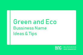 Green And Eco Business Name Generator Business Name Generator Free Unique Business Names Business Names