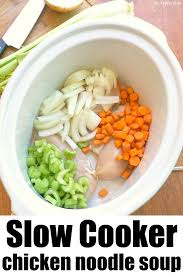 This does an awesome job to lay out different recipes and the description of each recipe that i can slow cook. Crockpot Chicken Noodle Soup Chickennoodlesoup Crockpot Crockpotrecipe Chicken Noodle Soup Crock Pot Slow Cooker Chicken Noodle Soup Chicken Soup Crockpot
