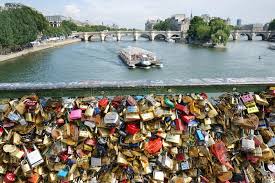The locks along the river are truly amazing. Love Locks Pont Des Arts Seine River Paris France Editorial Stock Image Image Of Sunlight River 95048364