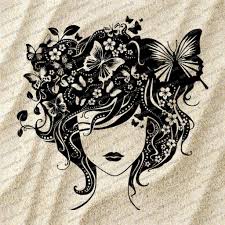 Download Girl With Flower Svg Little Lady Svg Model Girl Svg It S My Birthday Svg Eps Dxf Png Craft Supplies Tools Drawing Drafting