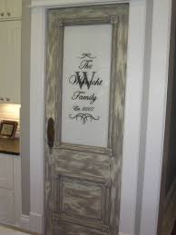 Kitchens And Distressed Gray Stained Wooden Pantry Door With Panel Also Etched Pantry Doors 10 Best Frosted Pantry Door Rustic Pantry Door Wood Doors Interior