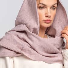 Organic Cotton Hood Unisex, Dust Rose Ash Ros Cowl Scarf, Cowl Shrug Men,  Festival Gypsy Rave, Convertible Scarf, Hooded Scarf, Dune Cosplay