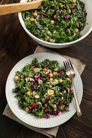 Ready for a harvest kale salad? Kale Cranberry Salad 15 Minutes Vegan Veggie Chick