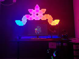 I finally bought some nanoleaf aurora rgb light panels for my gaming setup! What Rgb Preset Is Best For Nanoleafs 21 Panels Nanoleaf