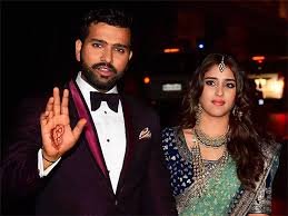 Its a starry affair as Rohit Sharma gets hitched to Ritika Sajdeh - The  Economic Times