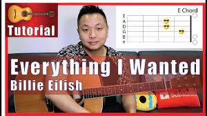 Everything I Wanted Guitar Tutorial Billie Eilish Guitar Tutorial Acoustic Guitar Lessons Billie Eilish