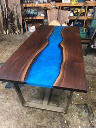 Check spelling or type a new query. Your Custom Listing Gorgeous Modern 7ft Blue Resin Walnut Etsy In 2021 Wood Resin Table All Wood Furniture Epoxy Wood Table