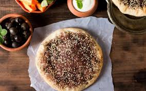 Manakish Zaatar Traditional Lebanese Spiced Pita Bread By Archana S Kitchen Simple Recipes Cooking Ideas Food Zaatar Recipe Middle Eastern Recipes