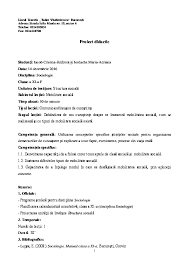 21 x 27 cm nr. Pdf Proiect De Lectie Mobilitatea Sociala Lucian Serban Academia Edu