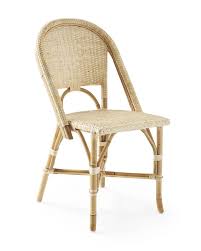 The New Natural Riviera Side Chair In Natural Via Serena Lily Bistro Chairs Side Chairs French Bistro Chairs