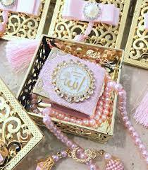 Mini Quran Gift Set Ramadan Ramadangift Eid Eidgift Muslim Islam Miniquran Tasbih Prayerbeads Dua Diy Wedding Favors Islamic Gifts Engagement Favors