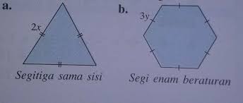 Segitiga sama sisi adalah segitiga yang istimewa karena ketiga sisinya sama panjang dan ketiga sudutnya sama besarnya. Keliling Bangun Segitiga Sama Sisi Dengan