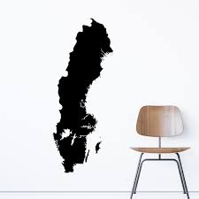 King carl xvi gustaf (1973). Vaggdekor Sverigekarta Dekortorget Se